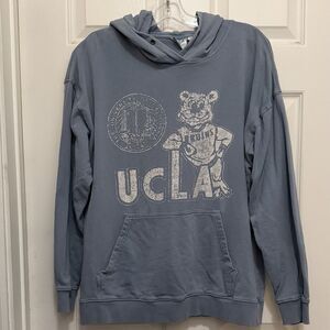 UCLA Pullover Hoodie Joe Bruin Vintage Style Lt Blue Men’s Sz M